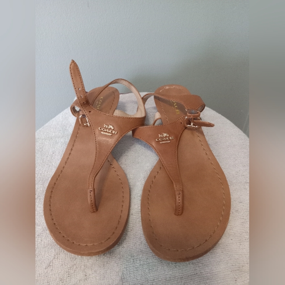 2 for $25 Coach Tan sandals